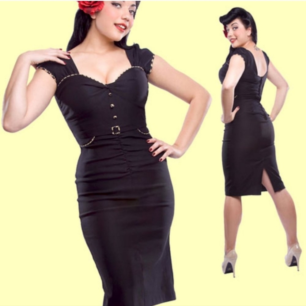 Stop Staring black success dress size 18 RARE! nwt